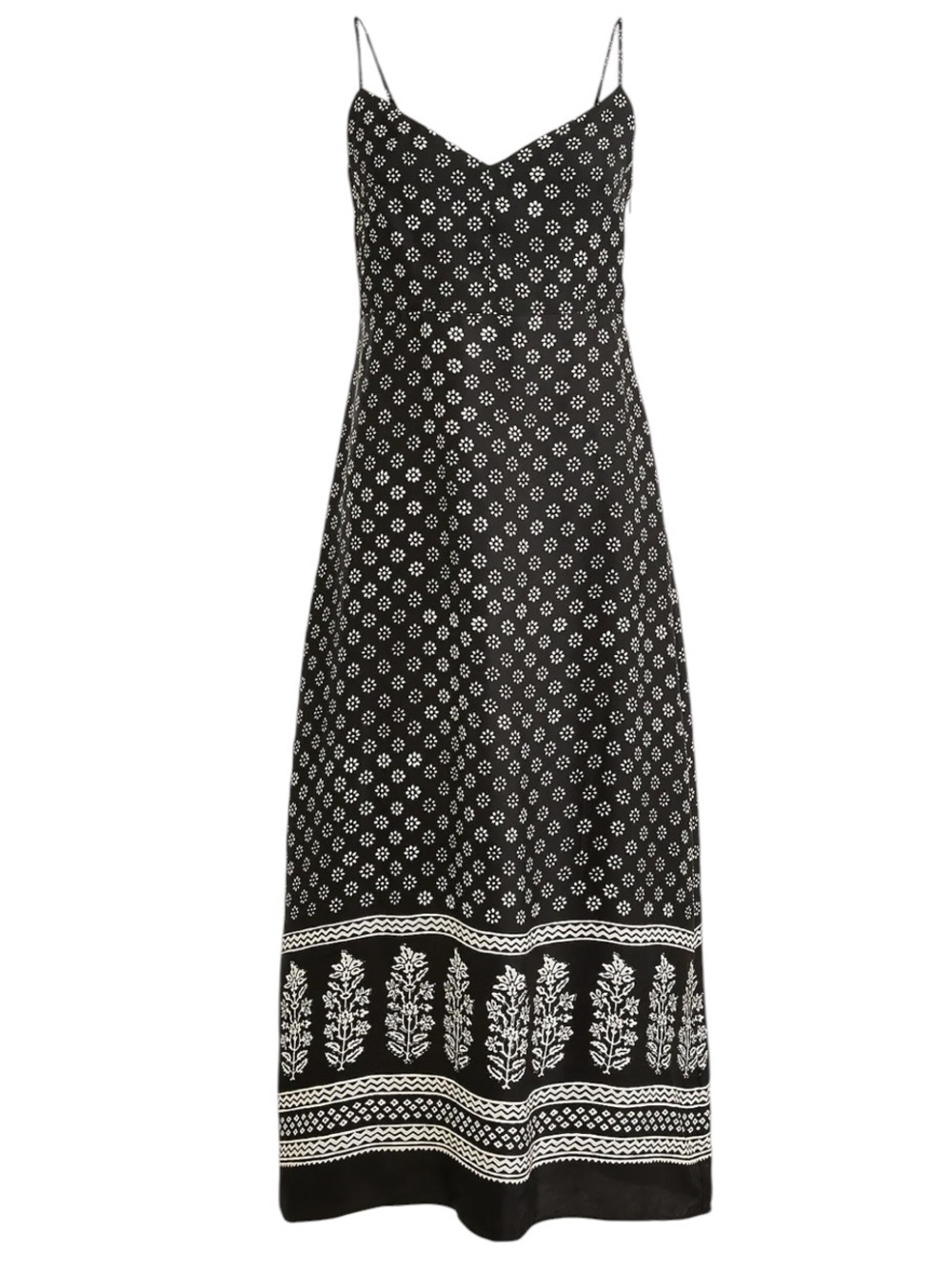 J. Crew Collection Natasha Slip Dress in Block Print NWT Size 4